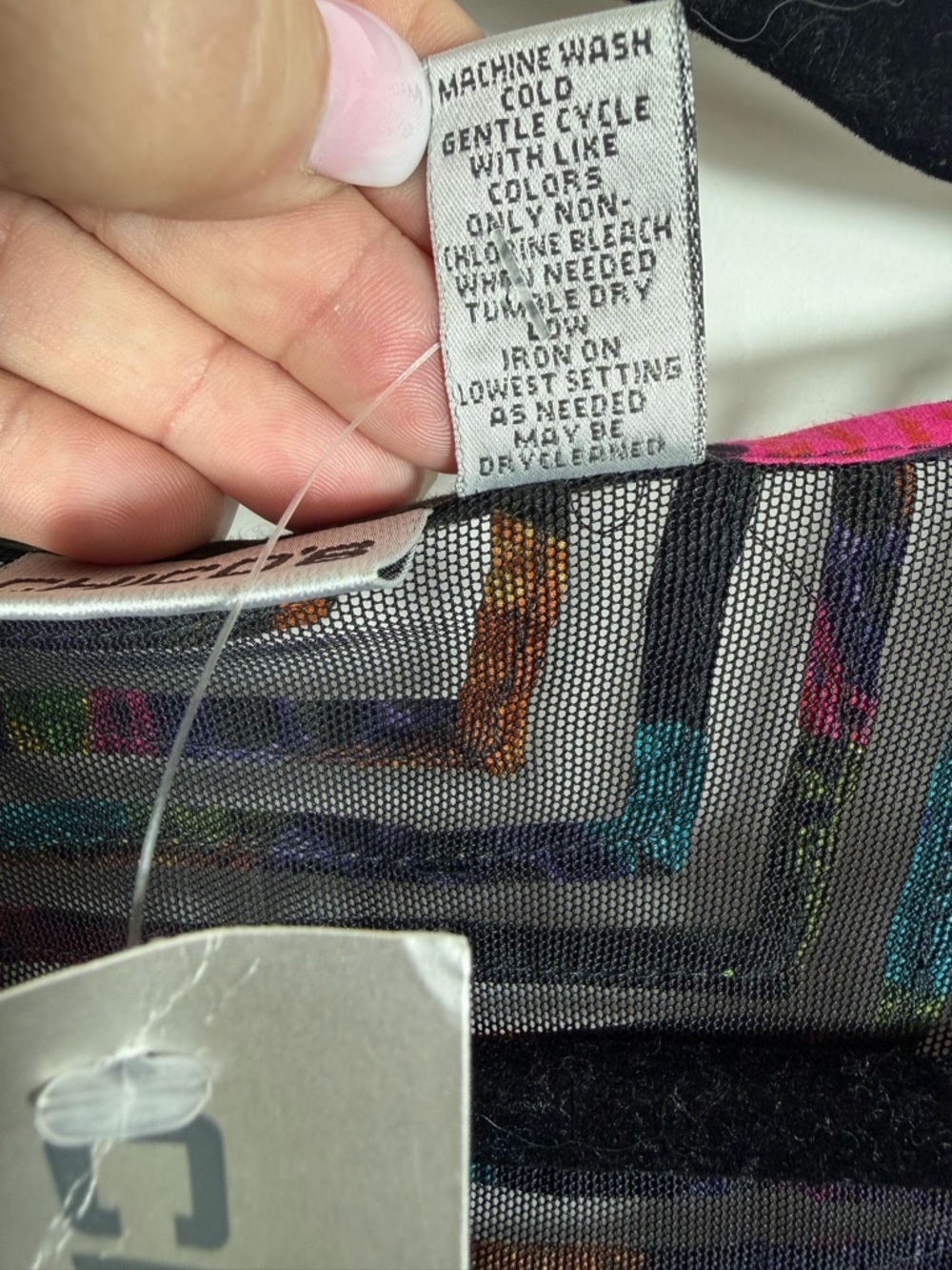 Chico’s NWT Women’s Rainbow Ribbon Embroidered Jacket In Chico’s Size 2, Large. - Picture 8 of 13